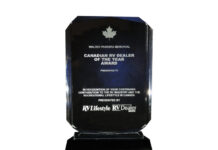 The 2025 Canadian RV Dealer of the Year Award will be presented in November at the RVDA of Canada AGM.