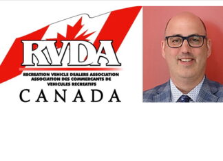 RVDA of Canada has elected Ken Dobson, Leisure Time Sales, as Chairman of the Board.