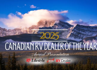 2025 Canadian RV Dealer of the Year – Jonathan Stone, Stone’s RV, New Glasgow, and Sydney, NS The 2025 Canadian RV Dealer of the Year Award was presented at the RVDA of Canada AGM on November 12, 2025.