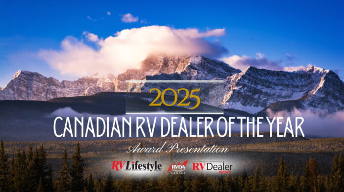 RVDYR 2025 PPT slide The 2025 Canadian RV Dealer of the Year Award was presented at the RVDA of Canada AGM on November 12, 2025.