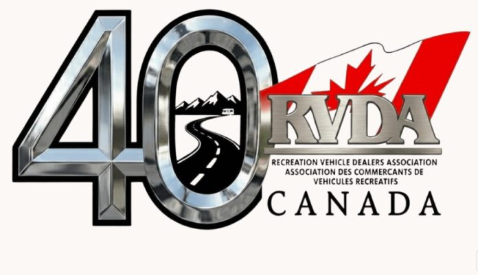 RVDA of Canada 40th Logo The Recreation Vehicle Dealers Association (RVDA) of Canada is proud to announce its 40th Anniversary (1986–2026), marking four decades of serving as the unified national voice for independent RV dealers across the country.