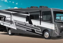 Thor Motor Coach 2027 Class A Models at Hershey RV Show 2027 Thor Motor Coach Outlaw Class A Toy Hauler