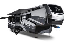 DRV Luxury Suites Enters a New Era 2027 DRV Mobile Suites fifth wheel trailer.