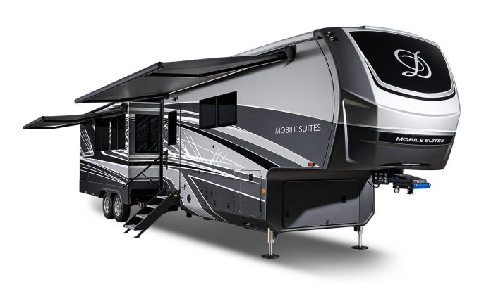 2027 DRV Mobile Suites fifth wheel trailer.