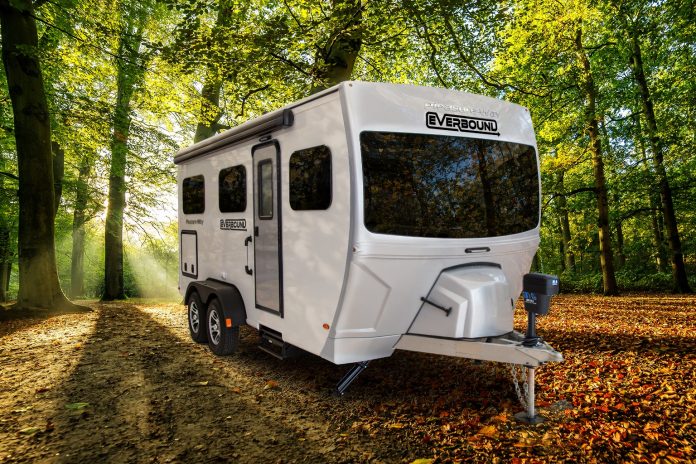 Pleasure-Way Everbound Exterior Pleasure-Way Everbound luxury travel trailer, new for 2027.
