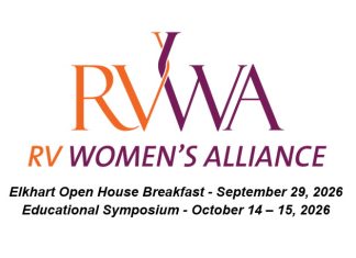 RVWA Educational Symposium – Learn, connect, and get inspired! RV Women's Alliance - Educational Symposium October 14 - 15, 2026 and Elkhart Open House Breakfast, September 29, 2026.