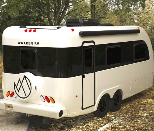 Awaken RV Expands Manufacturing Capabilities with Baymont Composites Awaken RV exterior - rear view