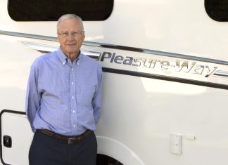 In Memoriam – Merv Rumpel Merv Rumpel, founder of Pleasure-Way Industries, passed on October 21, 2026 at the age of 93.